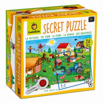 Puzzle Z Tajemnicą Gospodarstwo Rolne Secret Puzzle Ludattica - Ludattica
