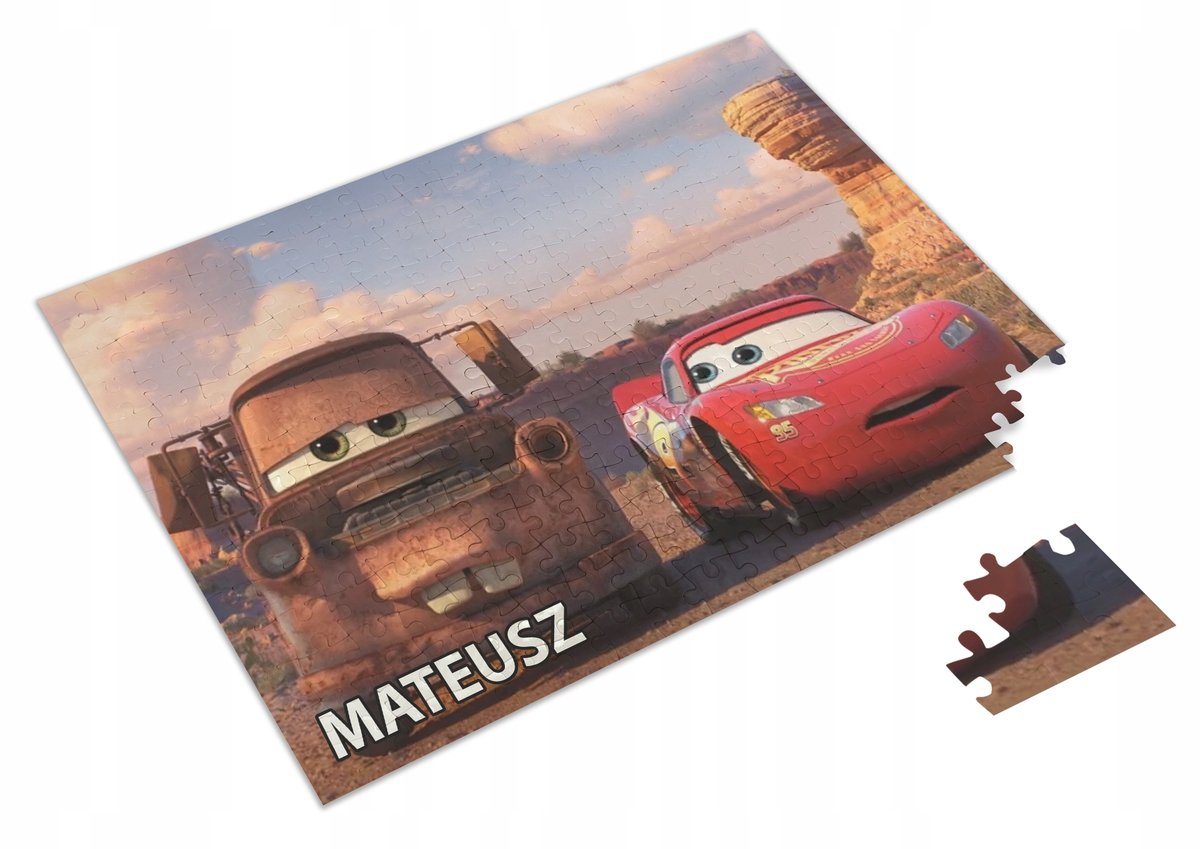 Puzzle ZYGZAK MCQUEEN Z OMEK AUTA A3 252 El Z Nadrukiem IMI Pude ko puzzle-zygzak-mcqueen-z-omek-auta-a3-252-el-z-nadrukiem-imi-pude-ko