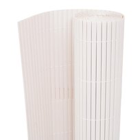 PVC Płotek Ogrodowy, Biały, 90x500 cm, UV-odporny / AAALOE