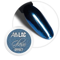 Pyłek lustrzany efekt do zdobień paznokci Glass Effect AlleLac Blue Nr 8 AlleLac