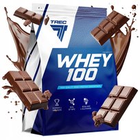 Pyszne Białko Wpc Trec Whey 100 900G Proteiny Na Masę Mięśnie Do Treningu