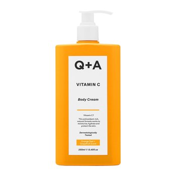 Q+a, Vitamin C Body Cream, Antyoksydacyjny Balsam Do Ciała Z Witaminą C, 250 Ml - Q+A