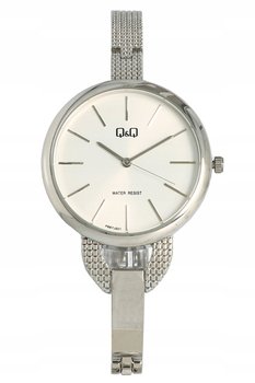 Q&Q, Zegarek damski, F667-201, srebrny - Q&Q