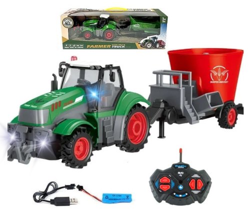 Qbi Traktor Zdalnie Sterowany Rc Z Przyczep Cm Qbi Sklep Empik Com