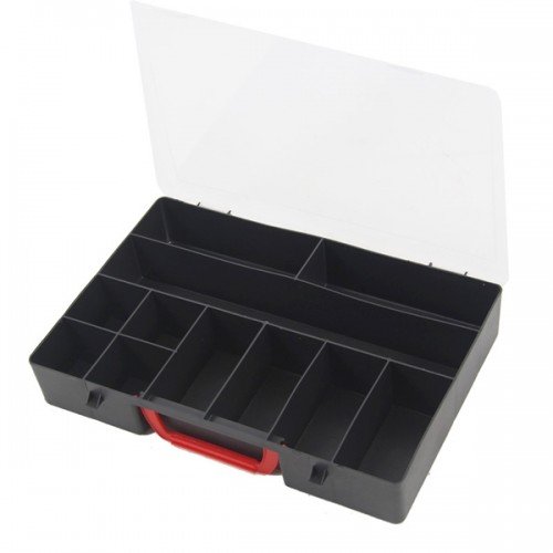 Qbrick System, Pudełko plastikowe 345*245*60Mm, 11 Przegród