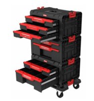 QBRICK SYSTEM, zestaw skrzynek narzędziowych, PRO Drawer Workshop Set 1