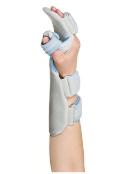 QMED SZYNA Szyna na dłoń i przedramię z ujęciem kciuka ( lewa; rozmiar L ) - QMED