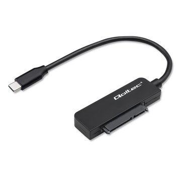 Qoltec Adapter SATA | Przejściówka na dysk SSD HDD 2.5" | USB-C | Super speed 5Gb/s | 2TB - Qoltec