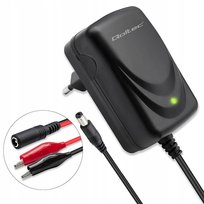 Qoltec Automatyczna ładowarka do akumulatora AGM GEL STD 12V | 1.5A | Prostownik Qoltec