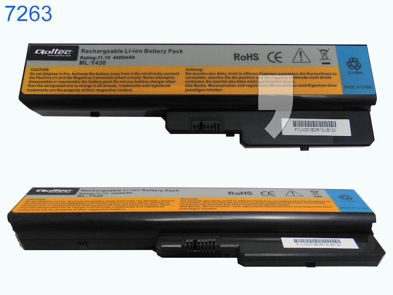 Фото - Блок живлення для ноутбука Qoltec Bateria do Lenovo IdeaPad V430a | 4400mAh | 10.8-11.1V 