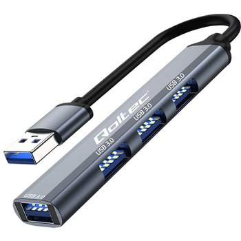 Qoltec Hub Adapter USB 3.0 4w1 4x USB 3.0 - Qoltec