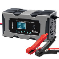 Qoltec Inteligentna mikroprocesorowa ładowarka 12V 10A | Prostownik z funkcją naprawy do akumulatora AGM GEL LiFePO4 | LCD Inna marka