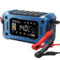 Qoltec Inteligentna mikroprocesorowa ładowarka 12V 15A | Prostownik z funkcją naprawy i podtrzymania zasilania podczas wymiany akumulatora | do AGM GEL LiFePO4 | LCD Inna marka