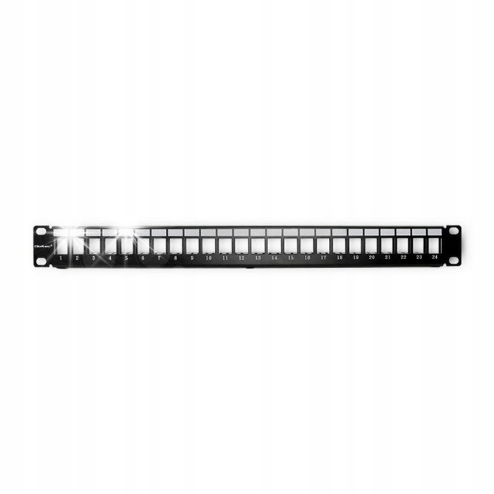 Qoltec Patch panel RACK 24 porty UTP blank Czarny - Inna marka | Sklep ...