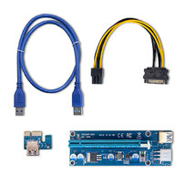 Qoltec Riser Pci-E 1X - 16X Usb 3.0 Ver. 009S Sata / Pci-E 6 Pin Qoltec