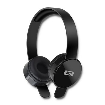 Qoltec Słuchawki nauszne z mikrofonem Czarne - Qoltec