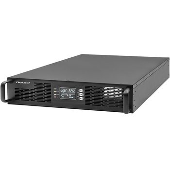 Qoltec Zasilacz awaryjny UPS do RACK | 3kVA | 3000W | Power Factor 1.0 | LCD | EPO | USB | On-line - Qoltec