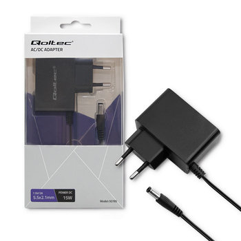 Qoltec Zasilacz Wtyczkowy 15W 7.5V 2A 5.5*2.1 - Qoltec