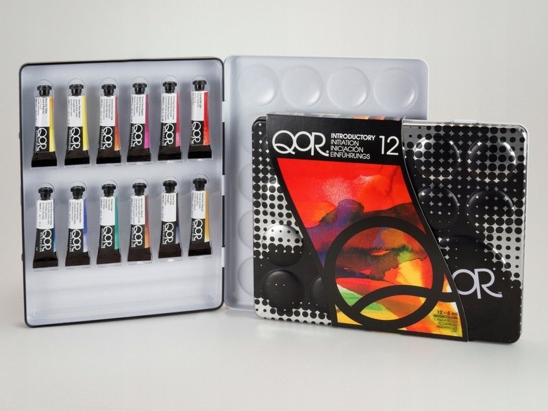 Qor Watercolor Introductory 12 Color Set