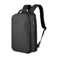 QUALO plecak sztywny wodoodporny z portem czarny USB QPS-W-USB-01