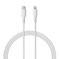 QUALO Recycling kabel USB-C - Lightning 1,5m 2,4A biały QRC-CL-00