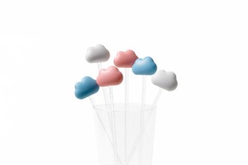 Qualy, Mieszadełka Cloud Stirrer QL10254-BU-PK - Qualy