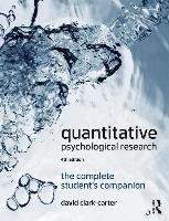 Quantitative Psychological Research - Clark-Carter David