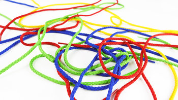 Quercetti, Play Montessori, zabawka edukacyjna Wiązanka ABC + 123 - Quercetti