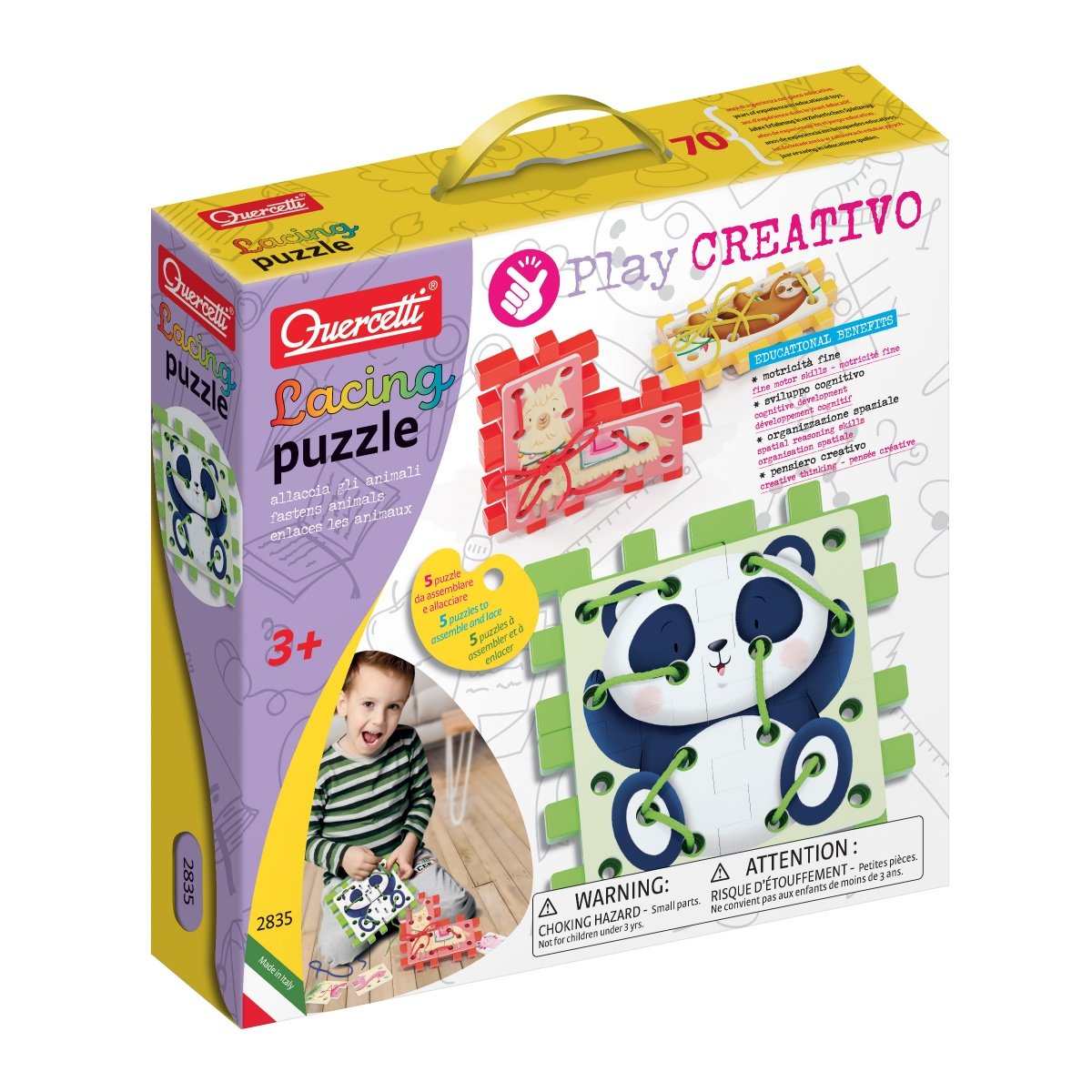 Quercetti, zabawka edukacyjna Przeplatanka Kreatywna Zabawa-Zdjęcie-0