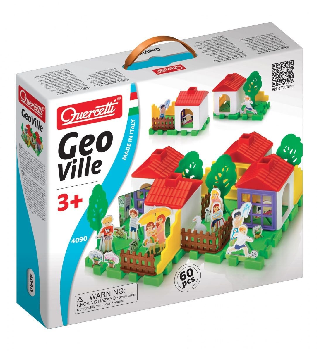 Quercetti, zestaw konstrukcyjny Geoville