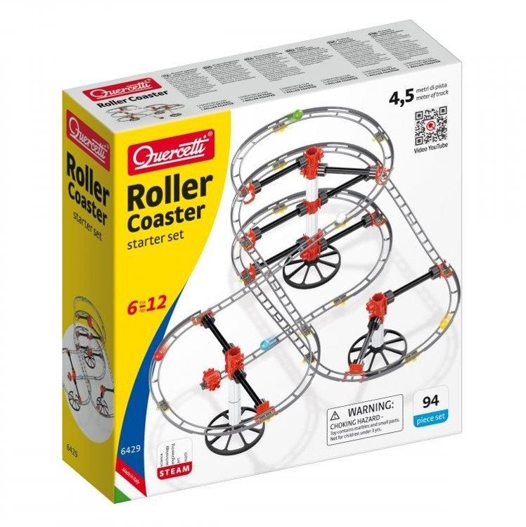 Quercetti, zestaw konstrukcyjny Roller Coaster