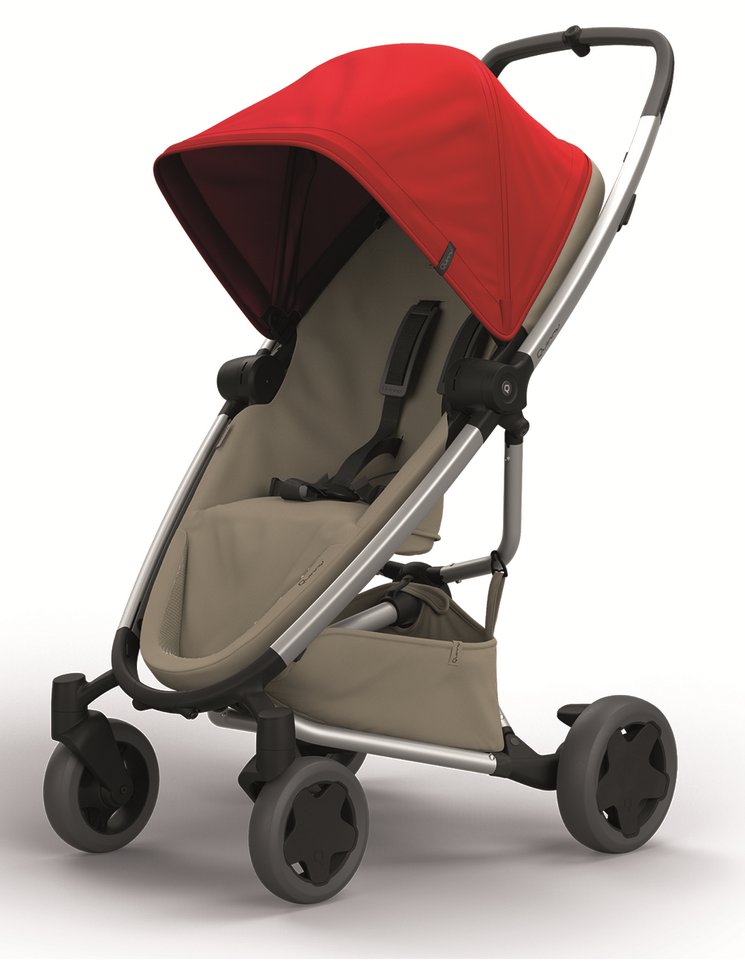 Quinny, Zapp FLEX plus, Wózek wielofunkcyjny, Beżowoczerwony Quinny