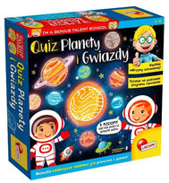 Quiz Planety i gwiazdy gra planszowa Lisciani