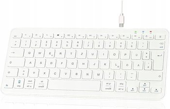 Qulose Bezprzewodowa klawiatura Bluetooth biała AZERTY - Inny producent