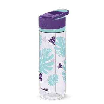 Quokka, Butelka na wodę z systemem szybkiego otwierania, fioletowy, 830 ml - Quokka