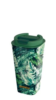 Quokka, Kubek do kawy Double Wall Pp Coffee Tumbler Flux Jungle, 450 ml - Quokka