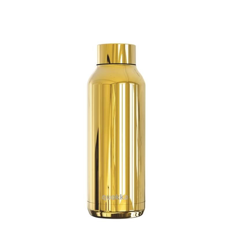 Фото - Фляга Quokka Solid - Butelka termiczna ze stali nierdzewnej 510 ml (Sleek Gold)