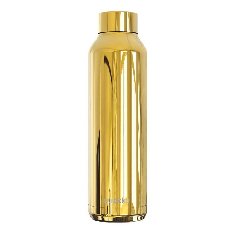 Zdjęcia - Bidon Quokka Solid - Butelka termiczna ze stali nierdzewnej 630 ml (Sleek Gold)