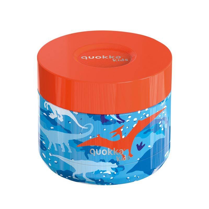 Quokka Whim Blauwe Thermoscontainer - Roestvrij Staal 360 Ml - Houdt Warm En Koud Tot 8 Uur