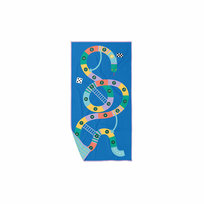 QUUT Dwustronny ręcznik plażowy PlayTowels M (140 x 70cm) Snakes & Ladders Quut