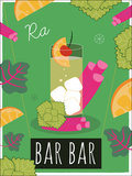 RaBarBar zielony - plakat 70x100 cm / AAALOE - Inny producent