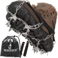 Raczki turystyczne Antypoślizgowe łańcuchy kolce na buty r.L 40-45 19 ZĘBÓW MAXTECH