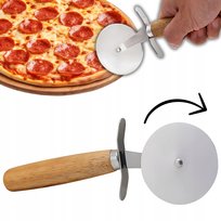 RADEŁKO NÓŻ DO PIZZY OKRĄGŁY NÓŻ DO KROJENIA CIĘCIA ze STALI NIERDZEWNEJ