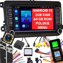 Radio 7'' Android 13 Seat Golf V Vi 6 Vw Passat B6 B7 Seat Skoda Volkswagen Inna marka