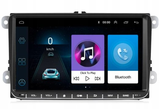 Radio Android 9' ESSGOO VW Jetta MK6 T5 EOS Touran Seat Sharan GPS