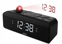 Radio Budzik Jvc Ra-E211Bb Zegar Fm Timer Zegar JVC