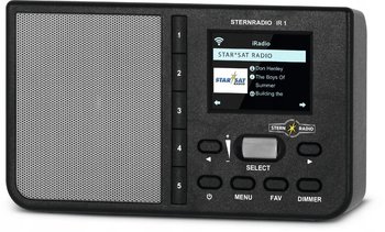 Radio internetowe TechniSat STERNRADIO IR 1 czarne - TechniSat