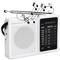 RADIO KUCHENNE BUDOWLANE PRZENOŚNE FM AM NA BATERIE JACK KIESZONKOWE MAŁE