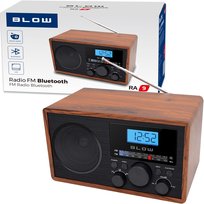 RADIO KUCHENNE RETRO PRZENOŚNE WYŚWIETLACZ LCD BLUETOOTH FM AUX USB-C SD Blow