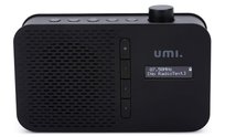 Radio mini przenośne z wyświetlaczem LCD czarne UMI